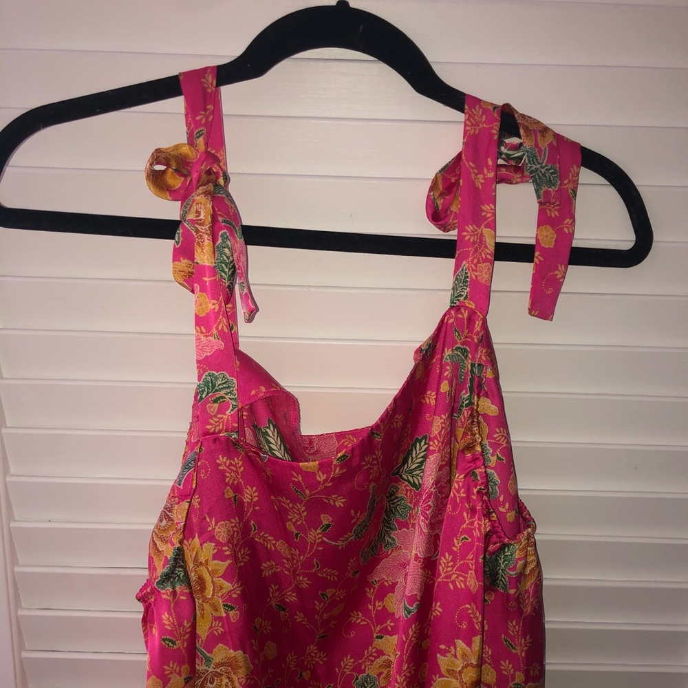 Patterned Satin Tank - Picture 6 of 6
